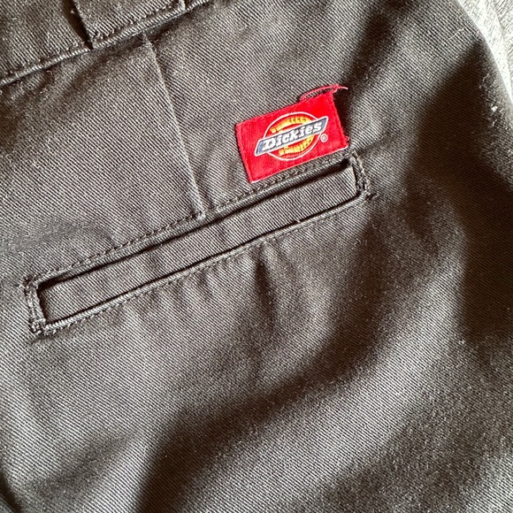 Black Dickies Worker Wide Leg Skater Jeans - Picture 4 of 4